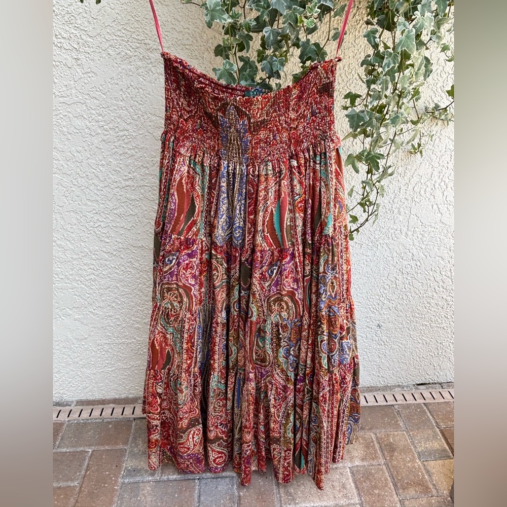 Ralph Lauren Multicolor Paisley Skirt